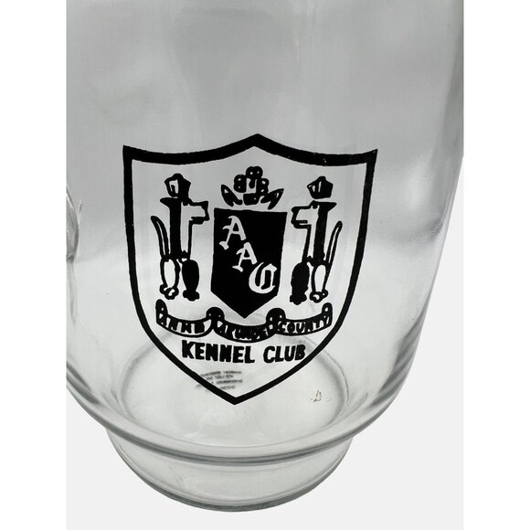 Anne Arundel Kennel Club Glass Pitcher Maryland Dogs Camelot Specialties 10" - Picture 2 of 6
